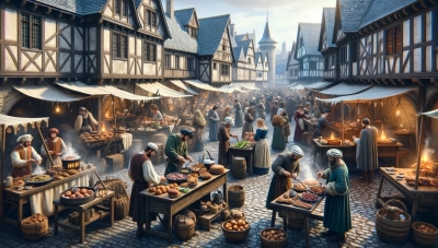 Уличная еда Средневековья